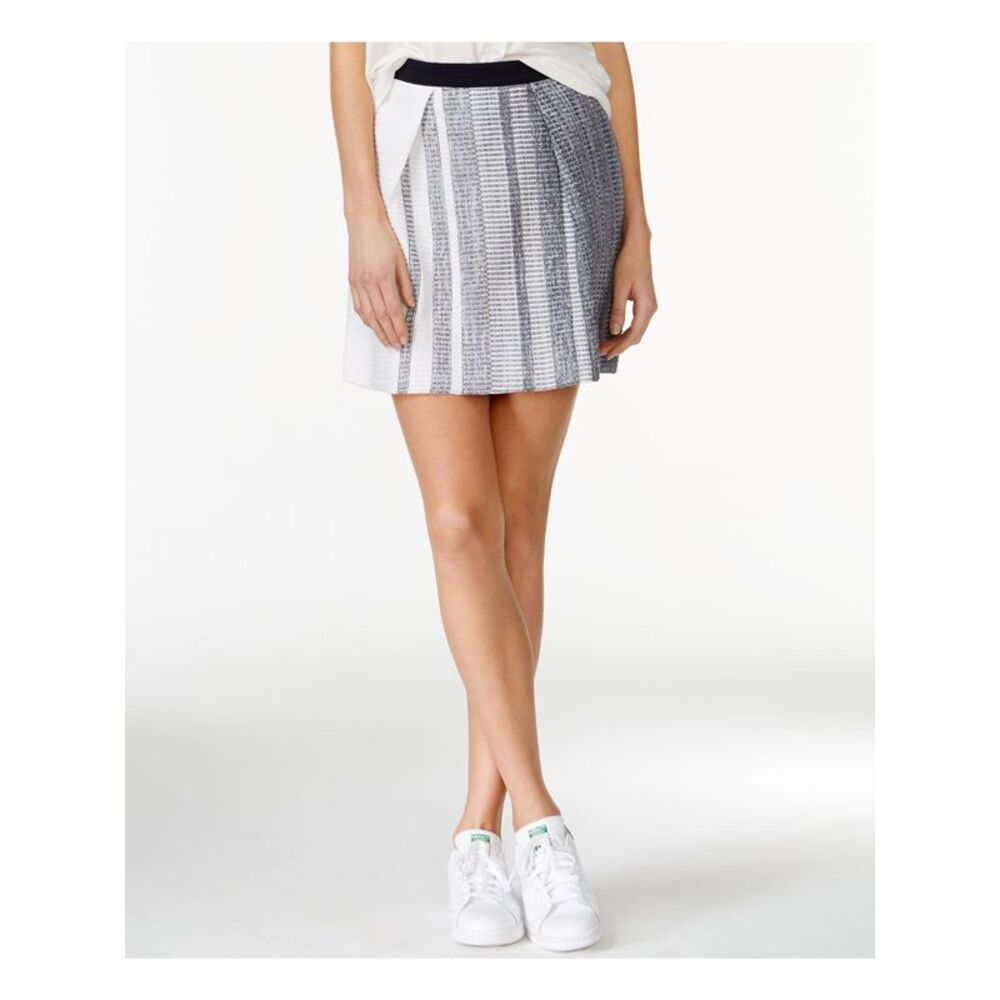 RACHEL ROY Womens Gray Ombre Above The Knee A-Line Evening Skirt Size: XXL